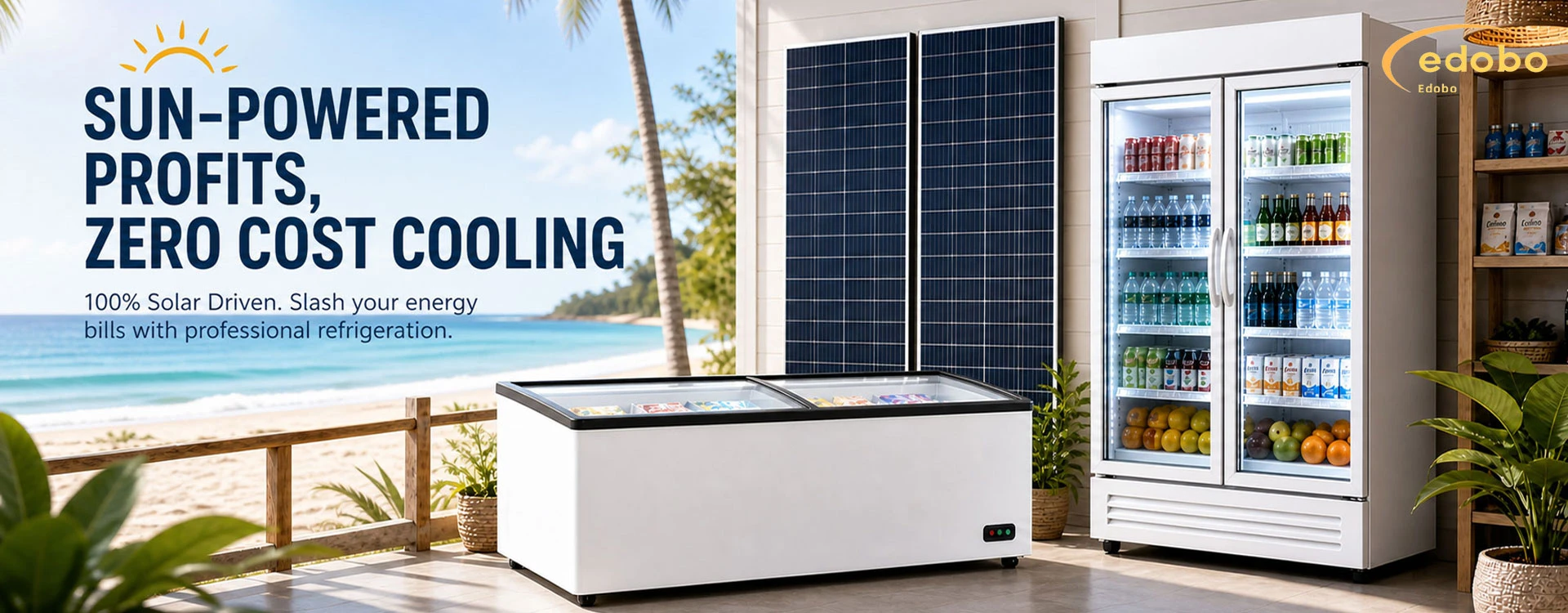 Edobo Solar Disply Freezer