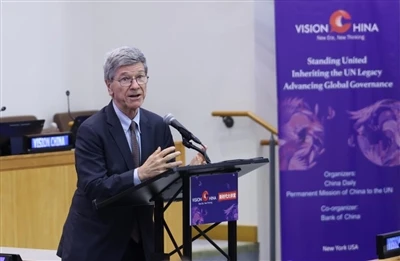 Jeffrey Sachs Advocates UN Reform, Multilateralism At New Era Lecture Hall in...