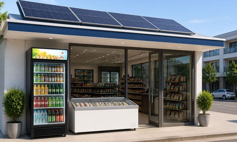 Solar Display Freezers & Beverage Coolers