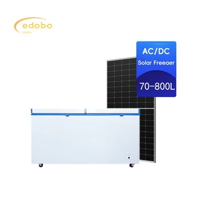 Energy Saving AC/DC Solar Deep Freezer Refrigerator For Household Use